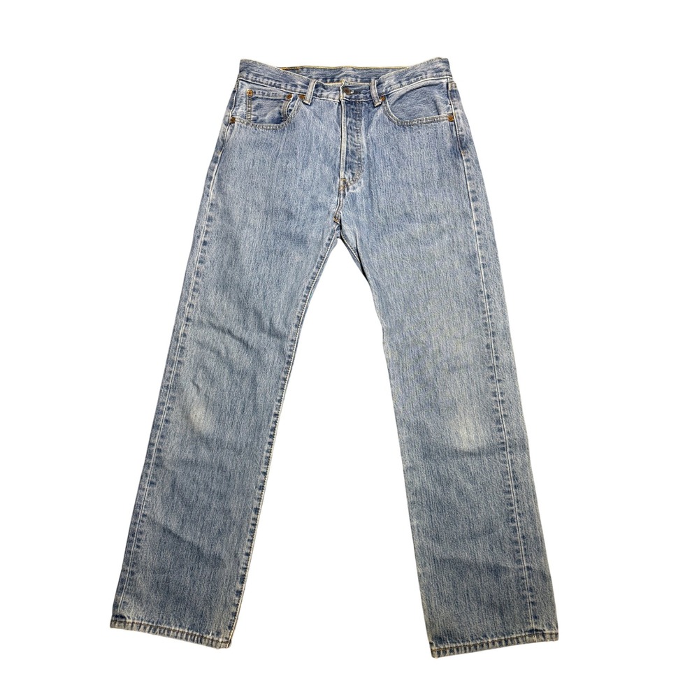 Levis 501 Straight Leg Blue Jeans 31x30